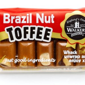 Walker's Brazil Nut Toffee Slab 100g